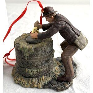 Hallmark Keepsake Indiana Jones Retrieving The Idol Ornament With Sound 2009 Mag